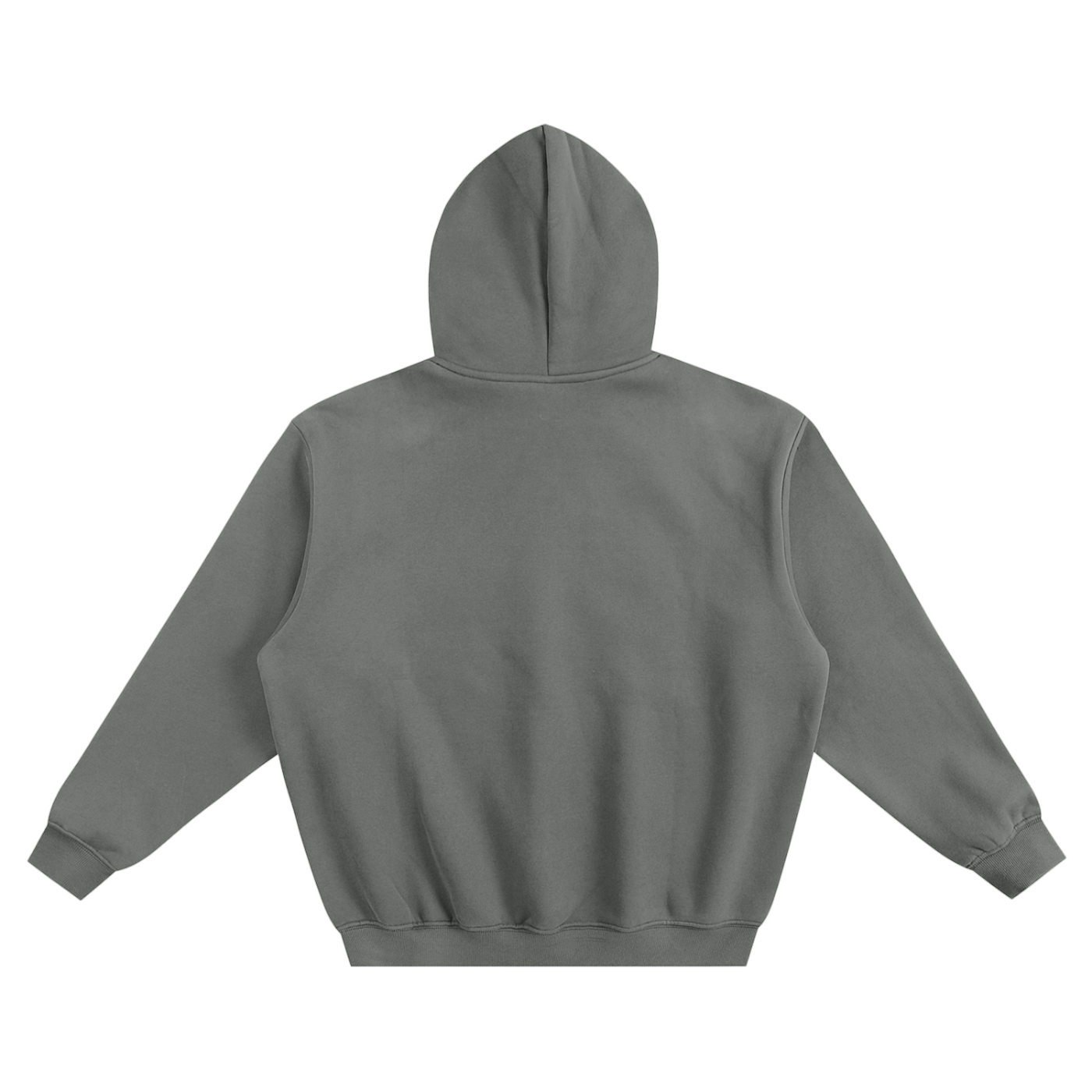 DARK GREY&YELLOW Boxy Hoodie