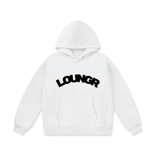 WHITE&BLACK Arch Hoodie- Size up to 4X!