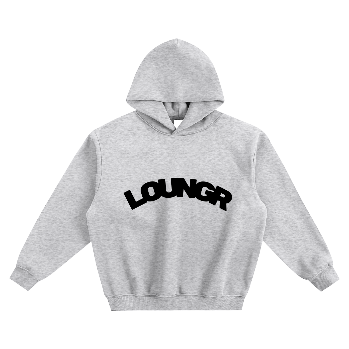 GREY&BLACK Boxy Hoodie