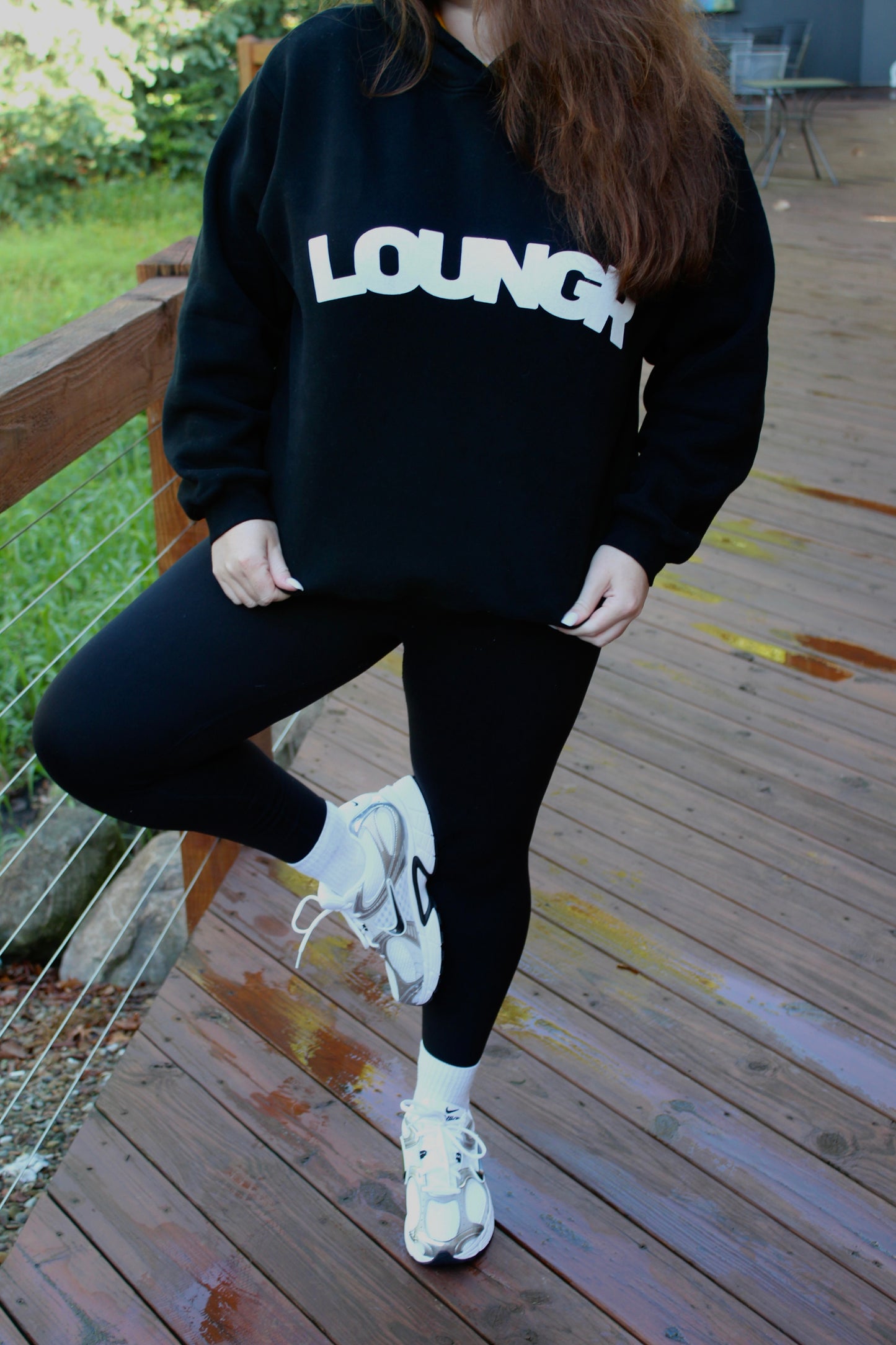 BLACK&WHITE Boxy Hoodie